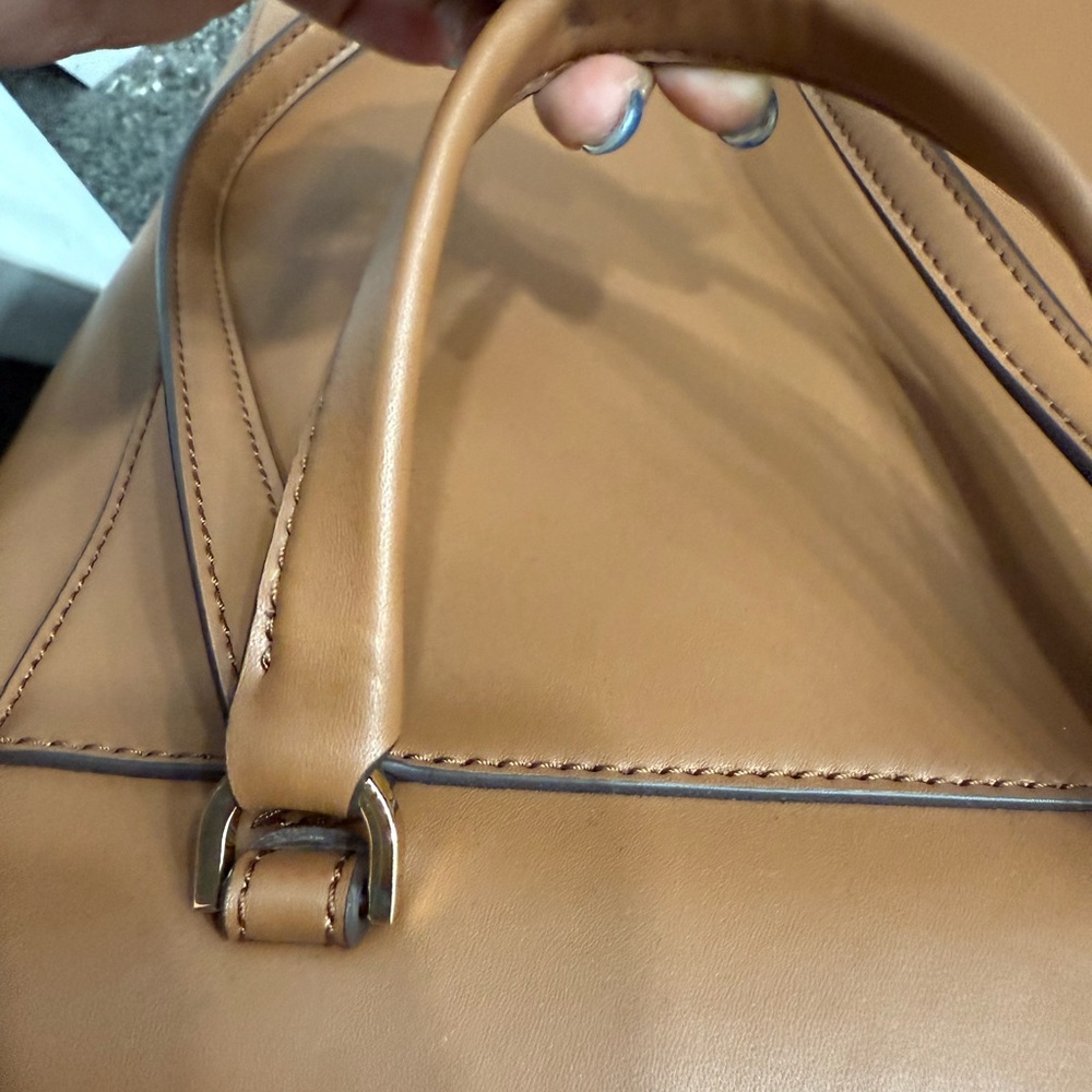 Michael Kors Tan and Cream Signature Backpack- ALMOST New.. Tag still attached! - Picture 8 of 13